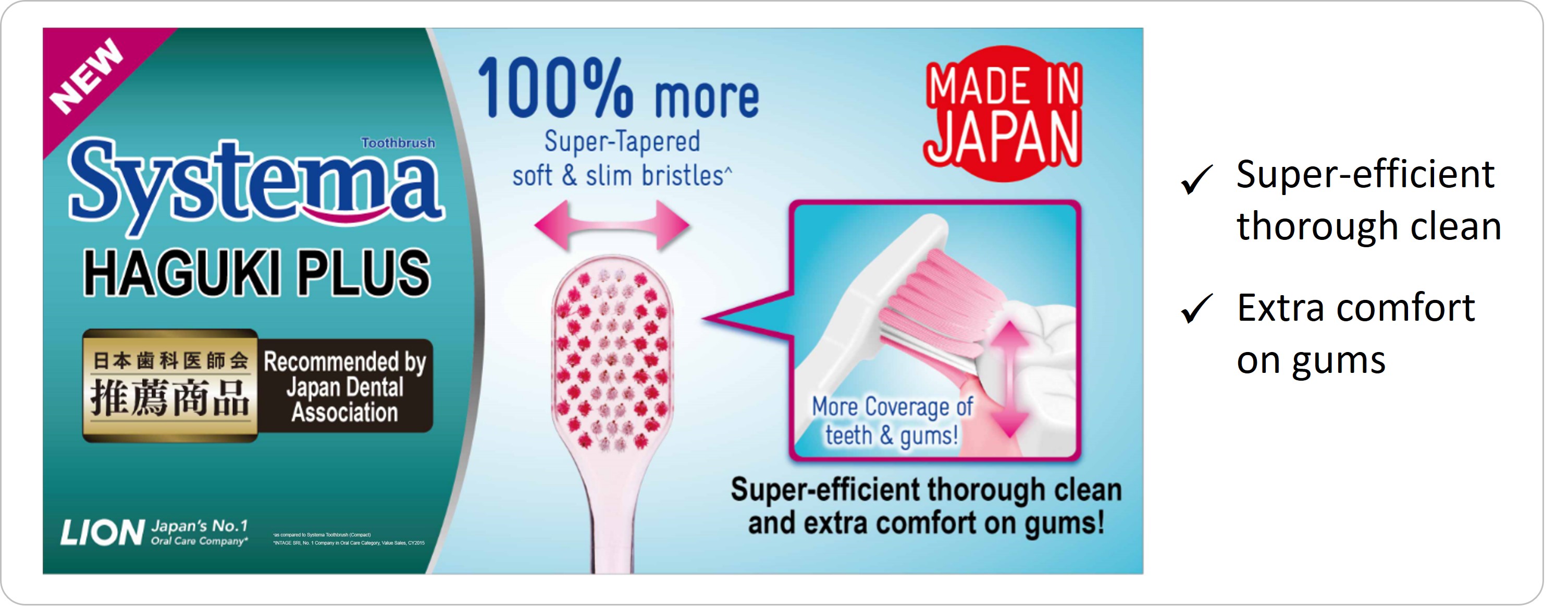 systema haguki plus toothbrush
