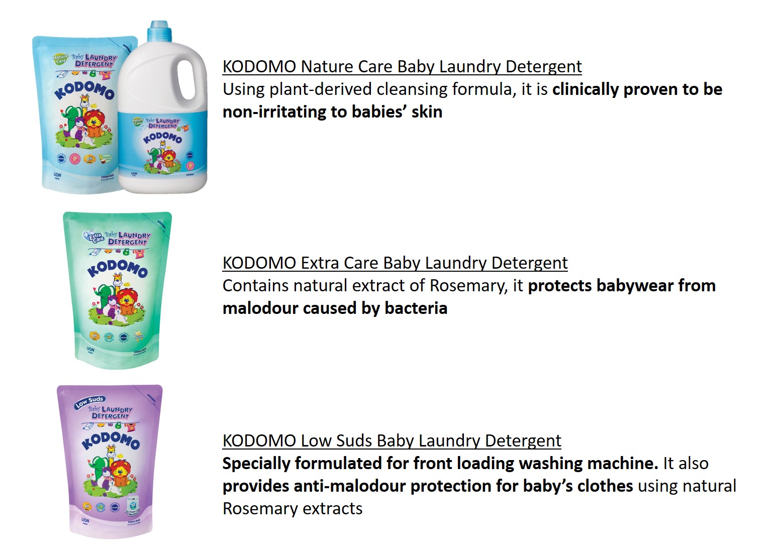 Baby Laundry Detergent Lion Corporation Smarter Living Solutions